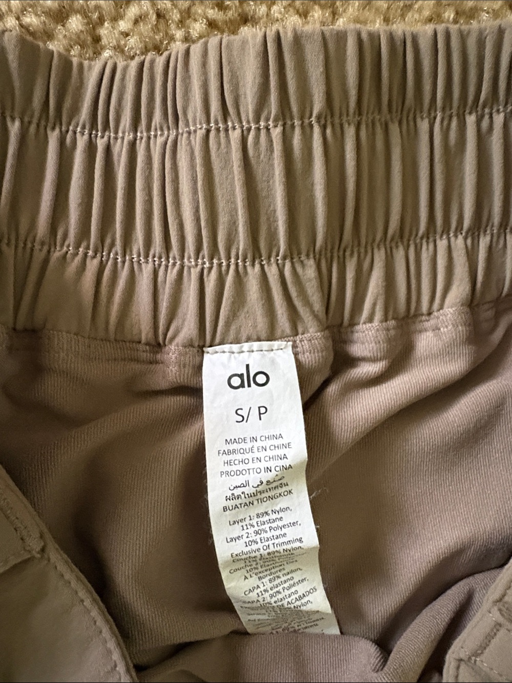 Alo Yoga Fan Club Mini Skirt, Gravel, Small View 5
